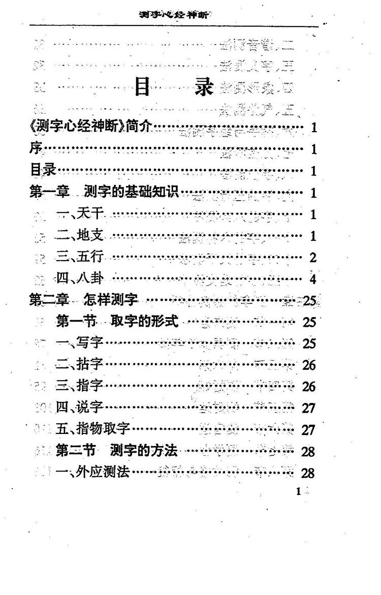 测字心经神断插图1 测字心经神断插图1