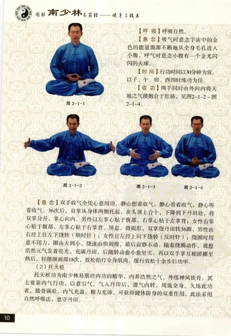 图解南少林易筋经插图3 图解南少林易筋经插图3