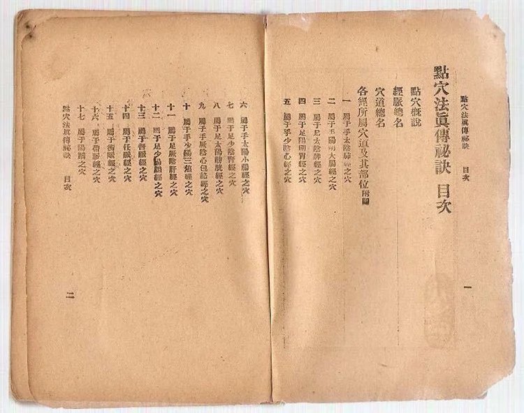 点穴法真传秘诀插图1 点穴法真传秘诀插图1