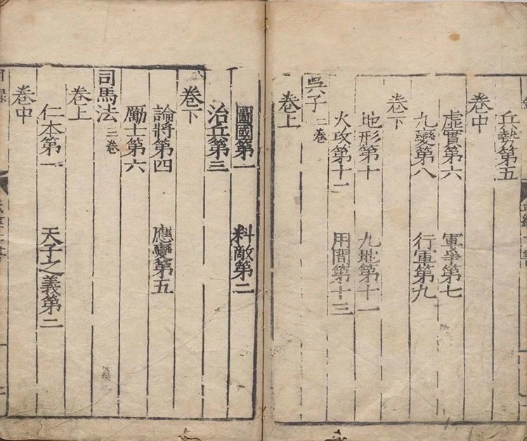 武经七书插图1 武经七书插图1