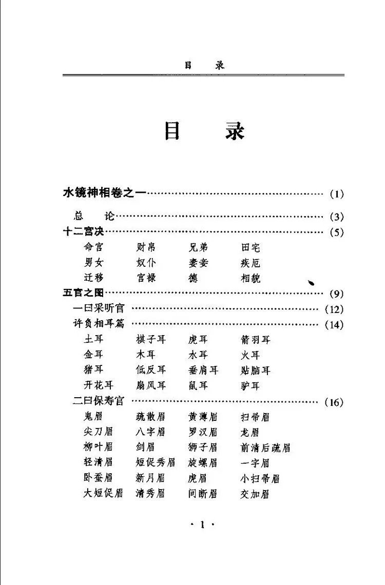 水镜神相集插图1 水镜神相集插图1