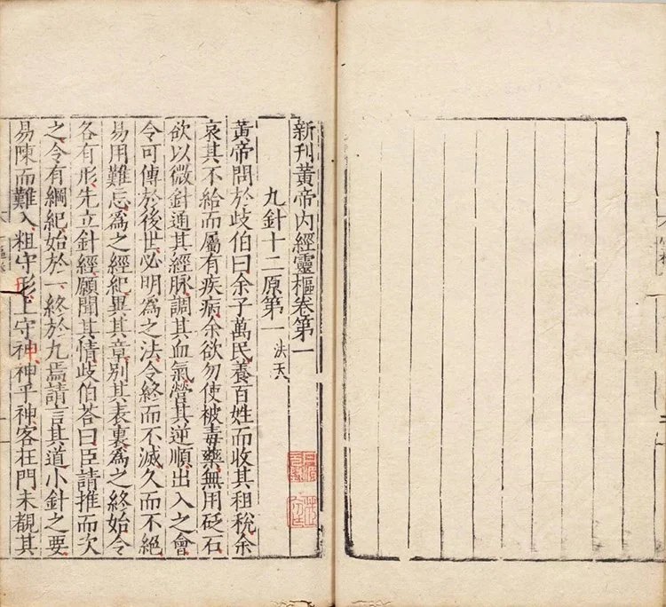 新刊黄帝内经素问灵枢经插图1