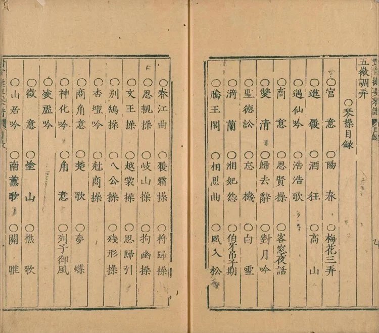 新刊正文对音捷要琴谱真传插图2