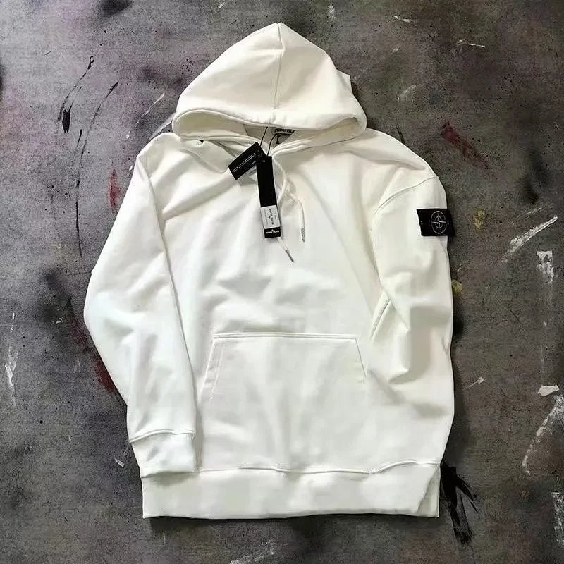Hooded sweatshirt white