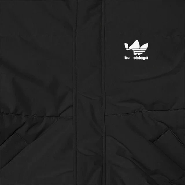 Adidas Jackets Trefoil three-stripe puffer jacket image 4
