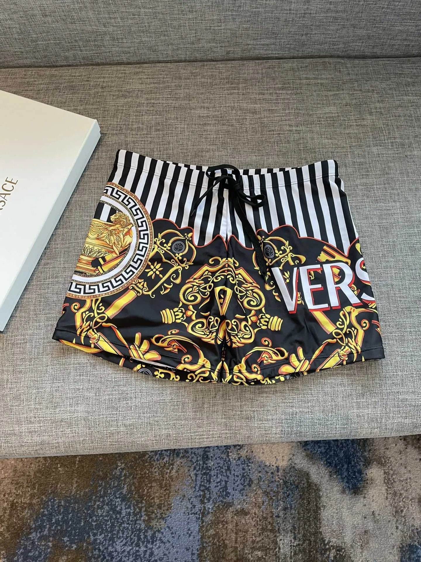 Louis Vuitton Swimwear Drawstring Monogram Swim Trunks — 05