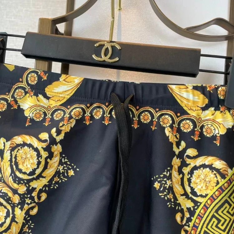 Versace Swimwear Men's Greca and Medusa Print Swim Shorts image 2