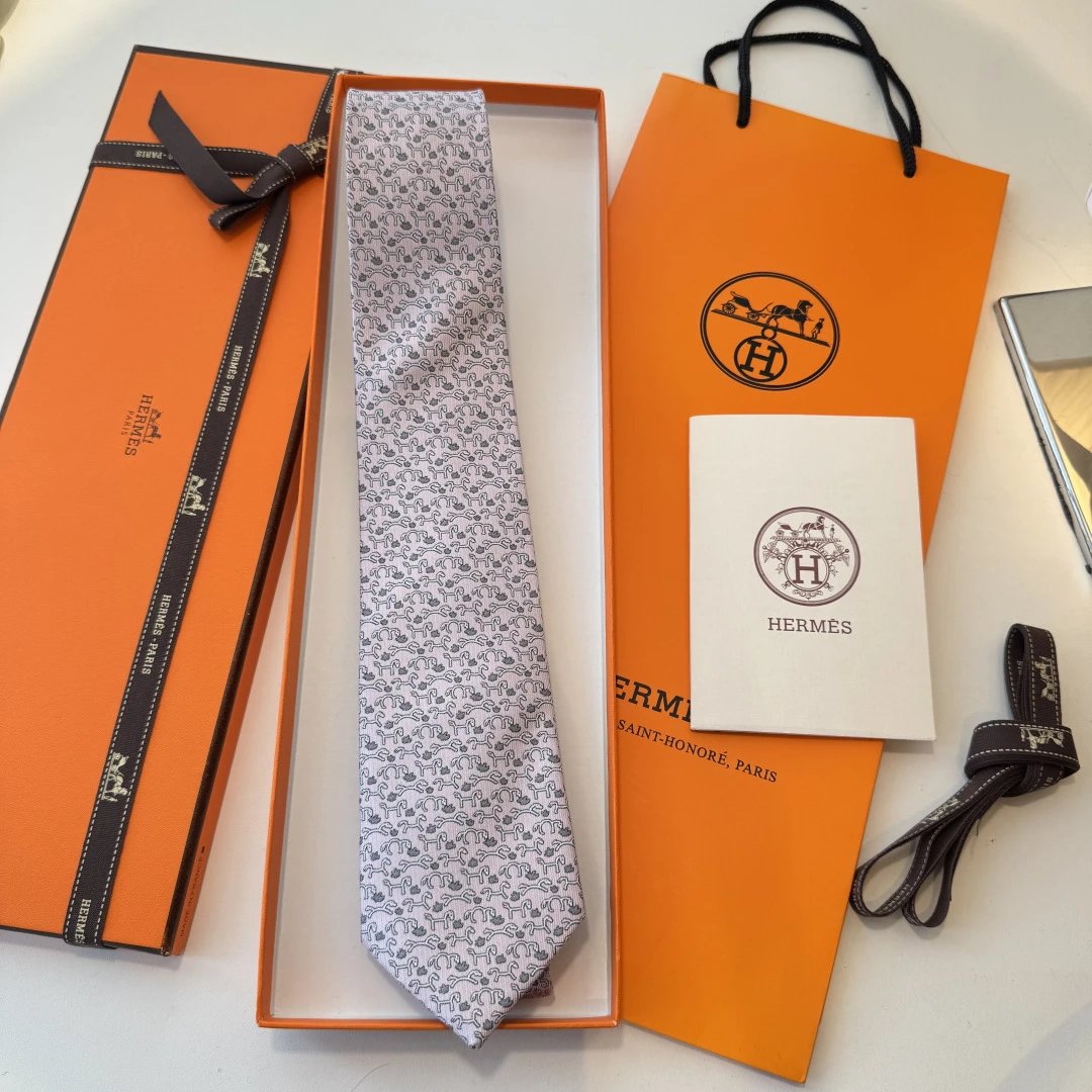 Hermès Ties 6545 Horse Motif — 02