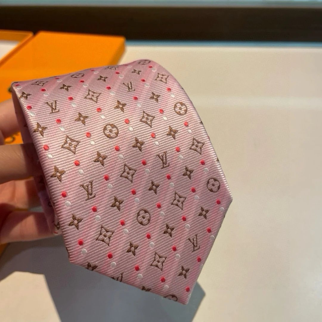 Louis Vuitton Ties Monogram and polka-dot silk necktie — 02