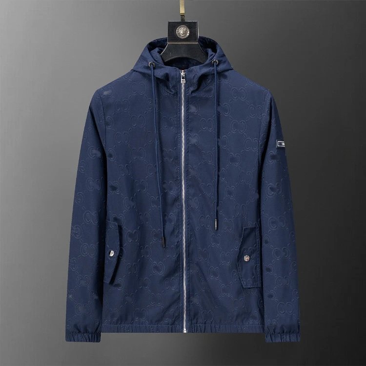Unbranded Jackets Zip-Up Windbreaker — SKU-16-Blue 56039