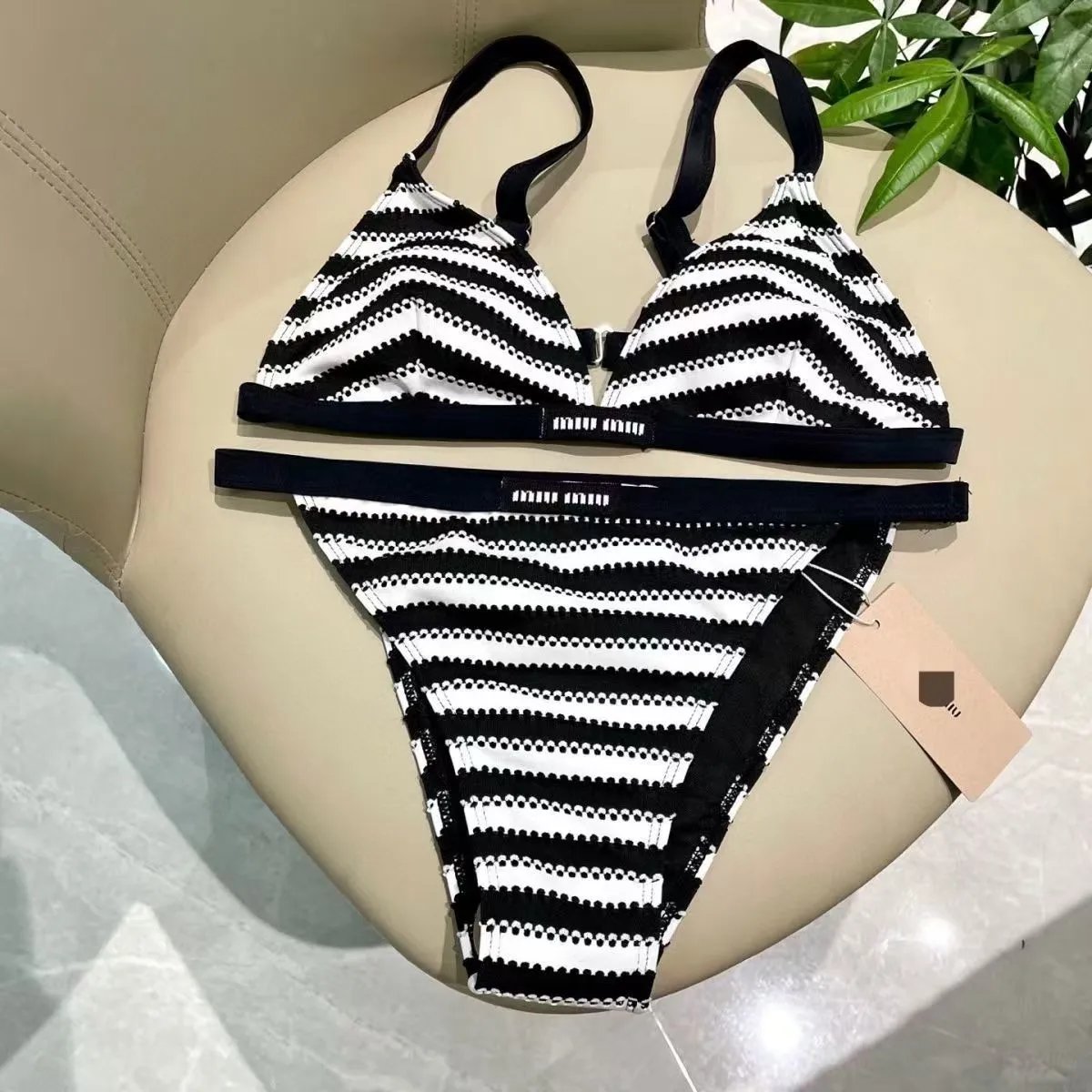 Miu Swimwear Triangle Bikini Sets — 8