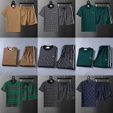 Lacoste Classic Crocodile Pattern T-Shirt/Shorts Set [34 styles]