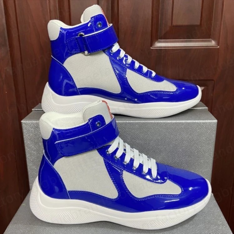Prada Sneakers 6108 High-Top Ankle-Strap — C7