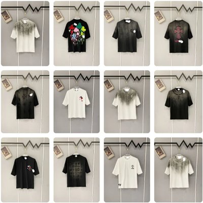 Chrome Hearts Distressed Graphic T-Shirts [18 styles]