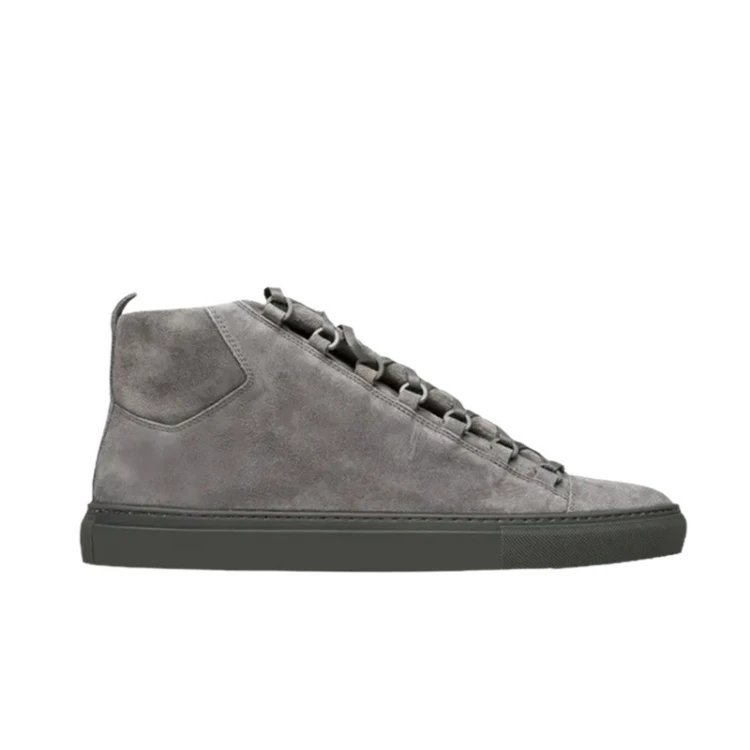 Unbranded Sneakers High-Top Lace-Up Leather — 1