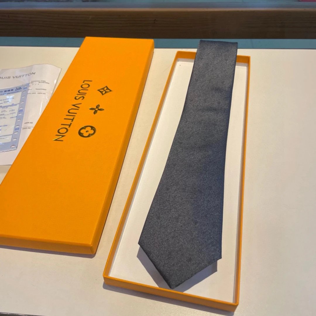 Louis Vuitton Ties Monogram Jacquard Necktie image 2