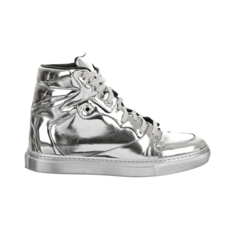 Unbranded Sneakers High-Top Lace-Up Leather — 20