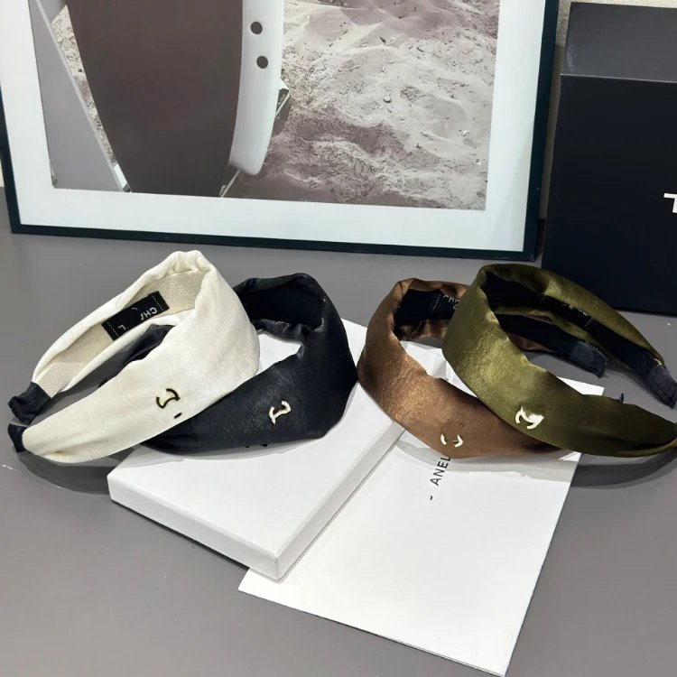 Chanel Uncategorized Satin CC Logo Headband image 2