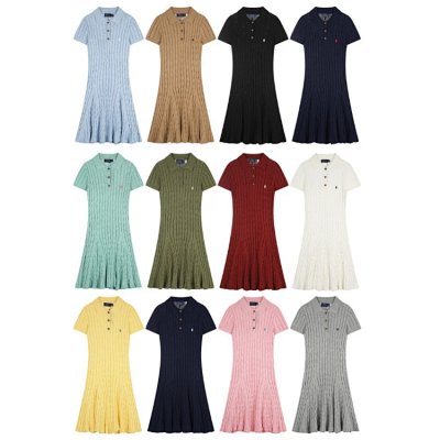 Polo Ralph Lauren Cable-Knit Polo Dresses [12 styles]