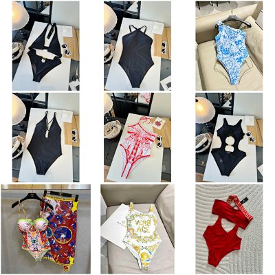 Versace Baroque Print Swimsuits [14 styles]