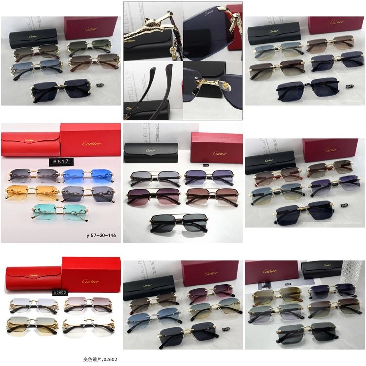Cartier Rimless Sunglasses [39 styles]