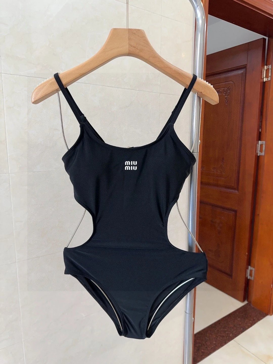 Miu Swimwear Logo One-Piece Swimsuit — 07