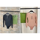 Gucci GG Supreme Sheer Long-Sleeve Bodysuit [2 styles]