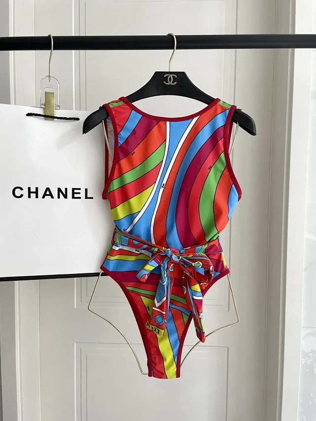 Emilio Pucci Swimwear Printed One-Piece Swimsuit product detail image 3
