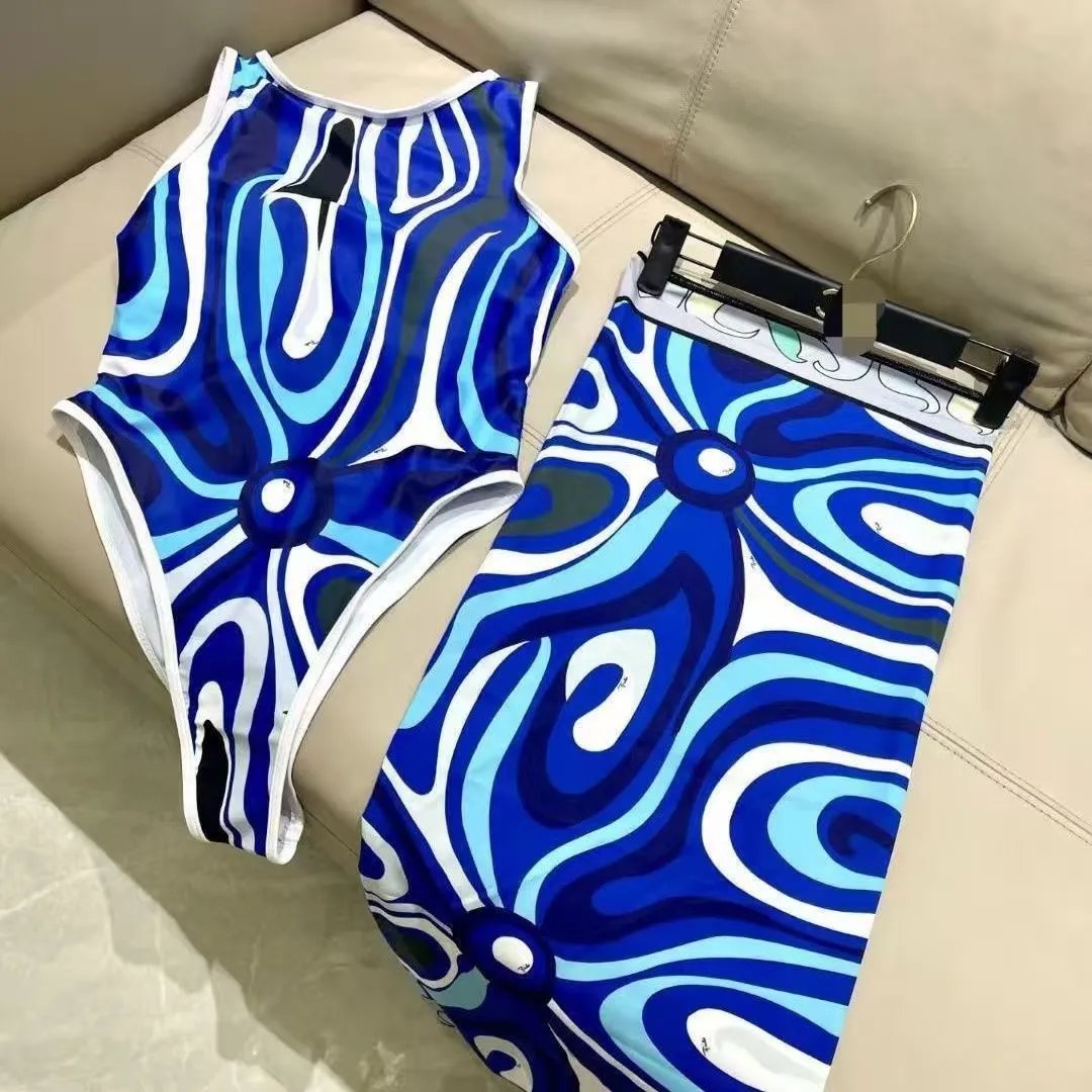 Emilio Pucci Swimwear Printed One-Piece Swimsuit — 04