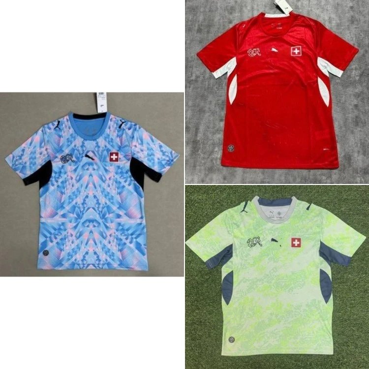 Puma Switzerland National Team 2024 Away/Third/Training Jerseys | 7753419211