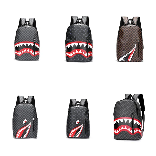 Sprayground Backpacks Shark Mouth Design product detail image 1
