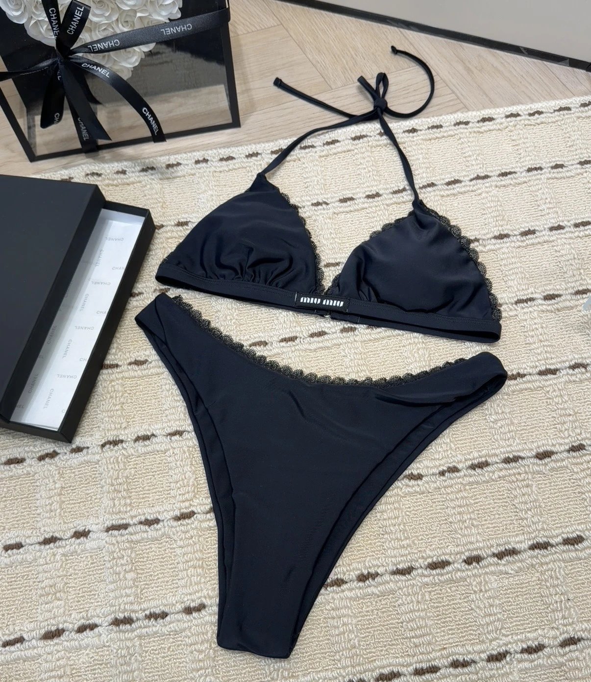 Miu Swimwear Triangle Bikini Sets — 2