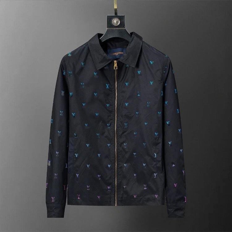 Unbranded Jackets Zip-Up Windbreaker — SKU-19-Black 56037