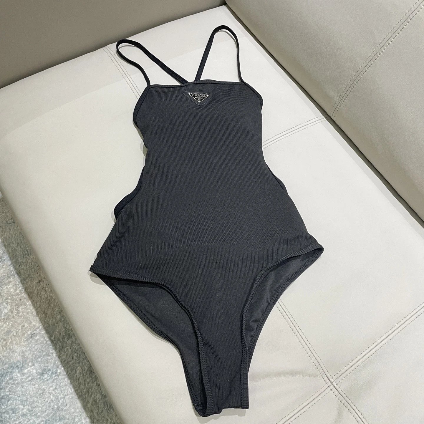 Prada Swimwear One-piece swimsuit with triangle logo product image