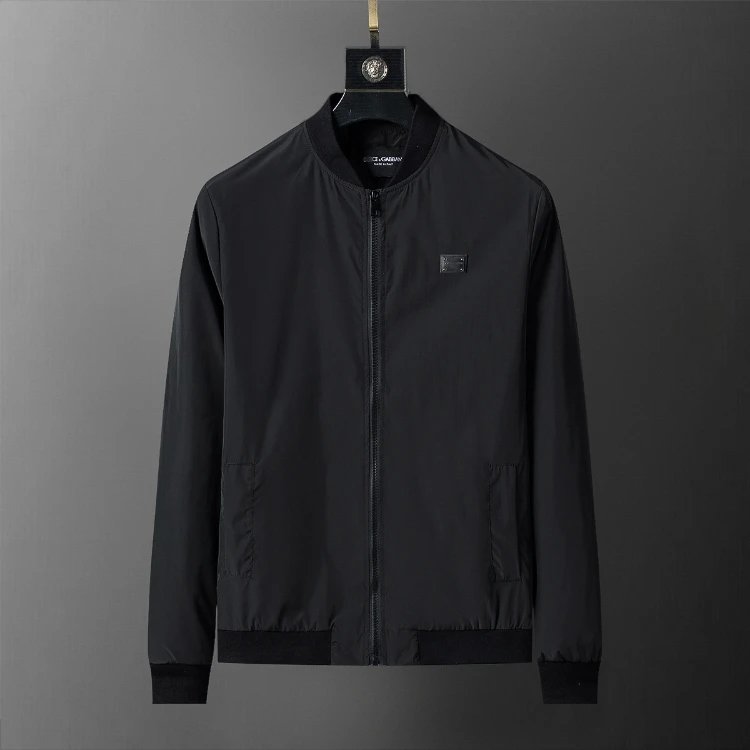 Unbranded Jackets Zip-Up Windbreaker — SKU-07-Black 56027