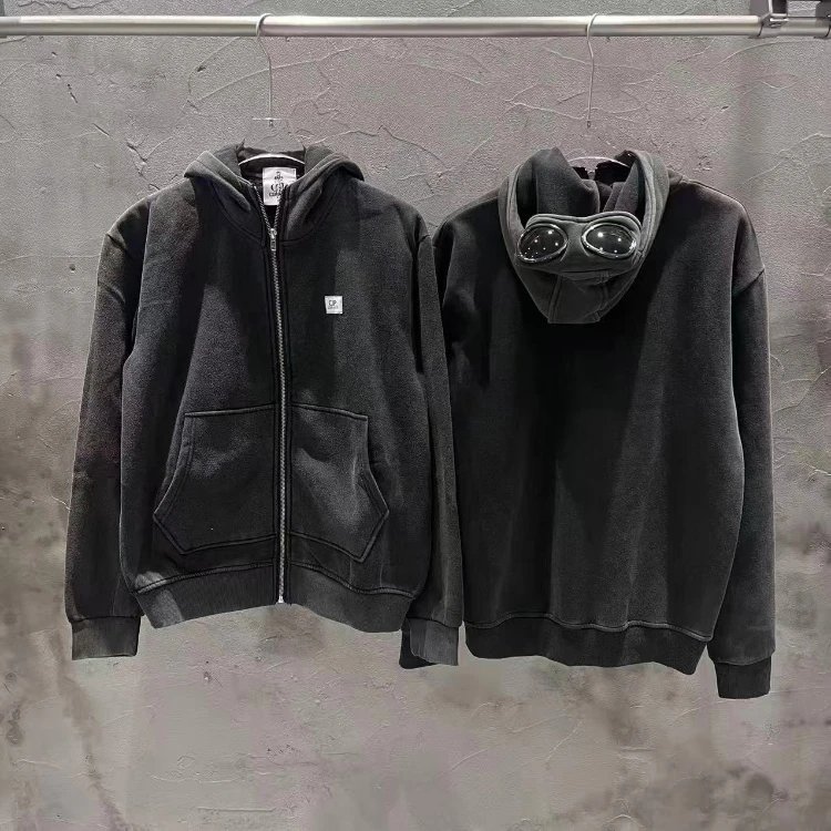 C.P. Company Goggle Hoodie Zip-Up Sweatshirt | 7754477582