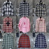 Chrome Hearts Plaid Flannel Shirts