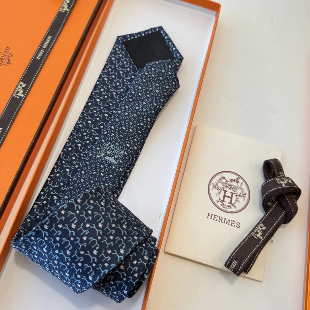 Hermès Ties 6545 Horse Motif image 5