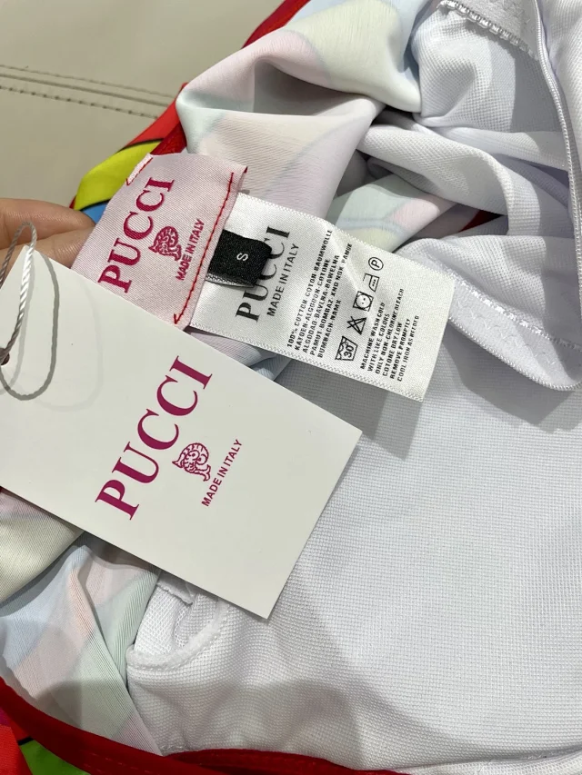 Emilio Pucci Swimwear Printed One-Piece Swimsuit product detail image 7