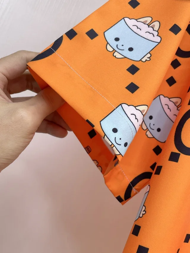 Unbranded Matching Sets Short-Sleeve Button-Front Printed Shirt and Shorts Set product detail image 5