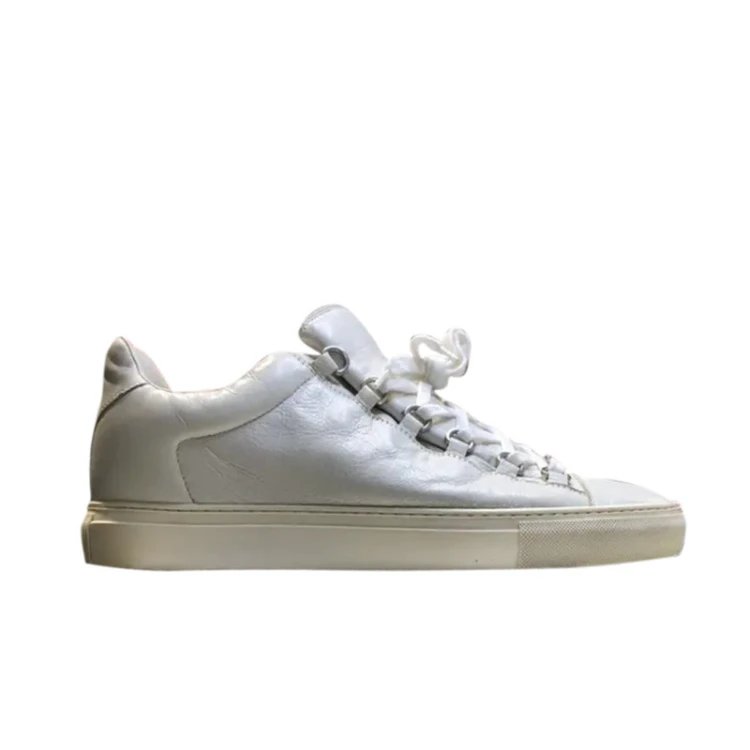 Unbranded Sneakers High-Top Lace-Up Leather — 28