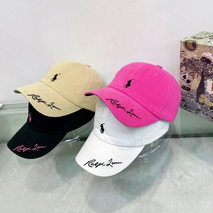Polo Ralph Lauren Script-Logo Baseball Caps [4 styles]