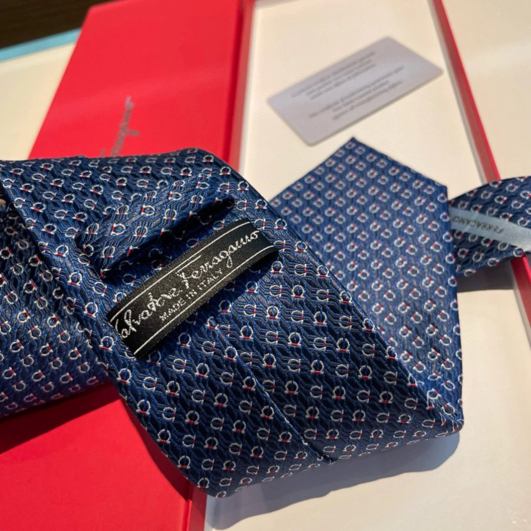 Salvatore Ferragamo Ties Horseshoe Motif Necktie image 4