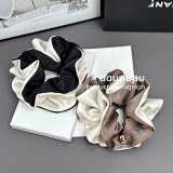 Chanel Double-Tone Satin Scrunchie