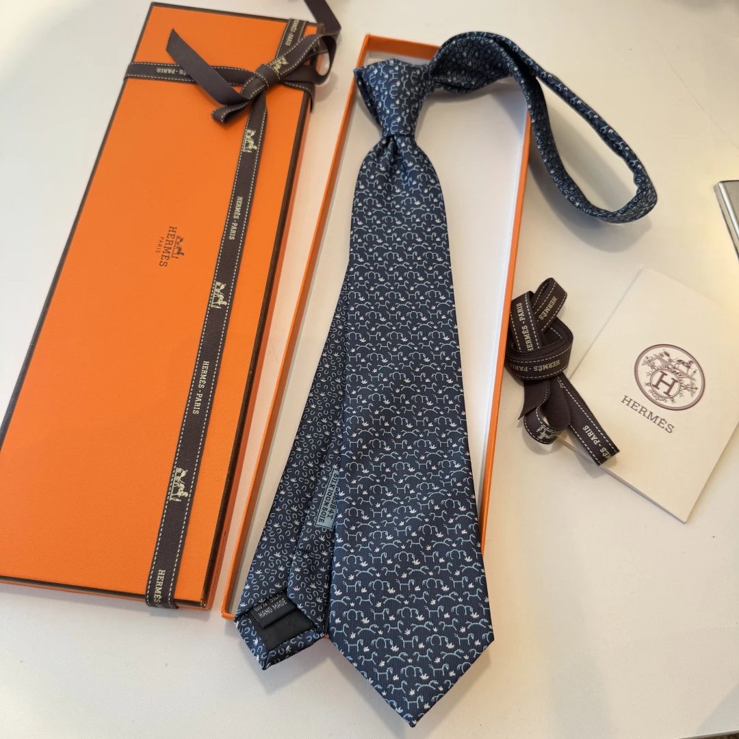 Hermès Ties 6545 Horse Motif image 6