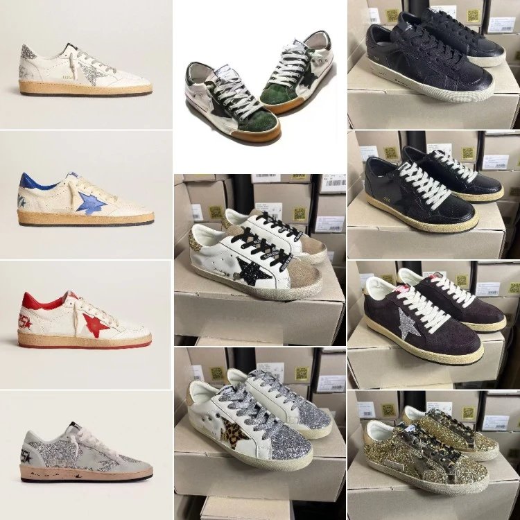 Golden Goose Star-Detail Low-Top Sneakers [33 styles]