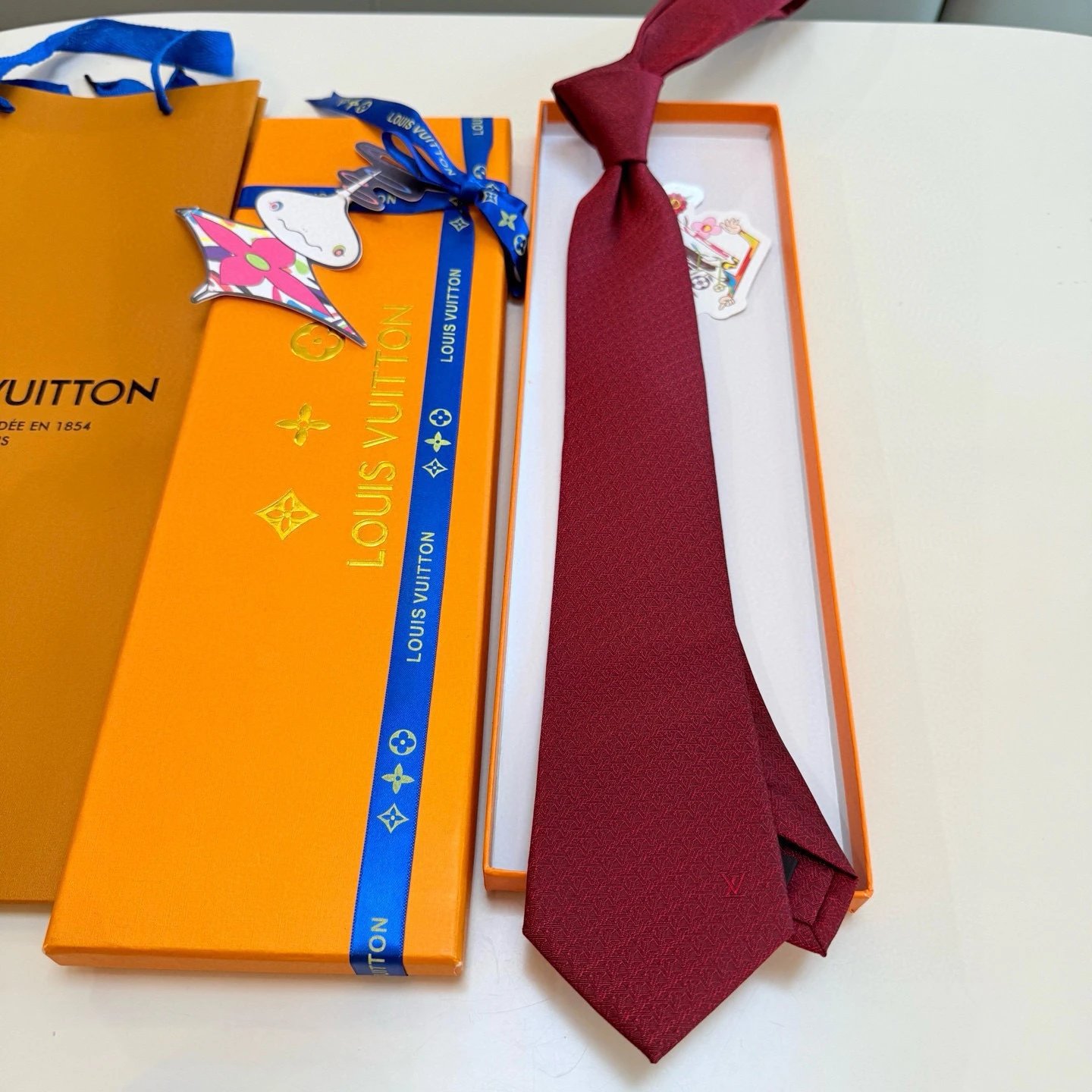 Louis Vuitton Ties Geometric Jacquard Tie — 03