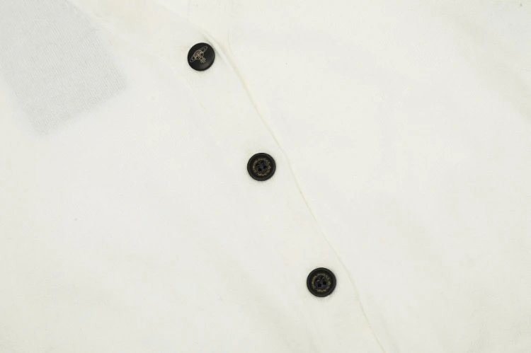 Vivienne Westwood Knitwear Striped-trim V-neck button cardigan image 7