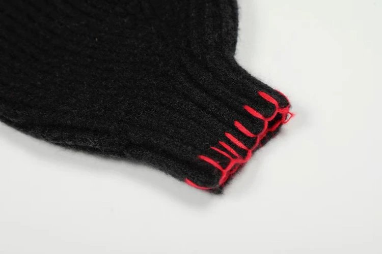 Unbranded Knitwear Scarf-detail embroidered button-front cardigan image 6