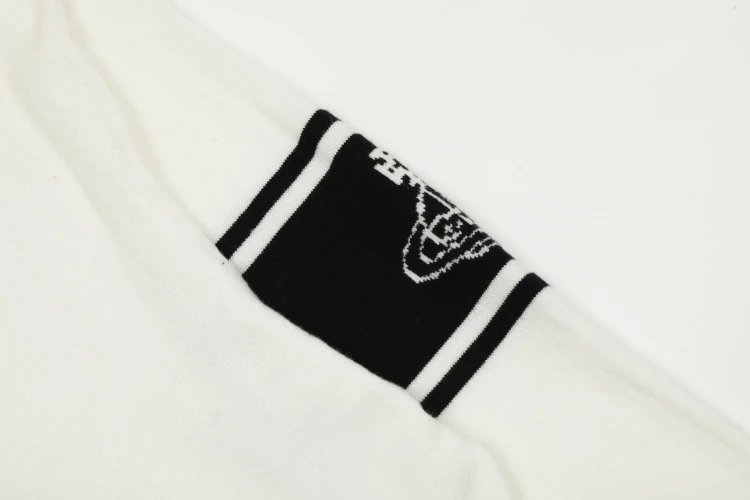 Vivienne Westwood Knitwear Striped-trim V-neck button cardigan image 5
